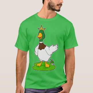T-shirt Duck King Crown