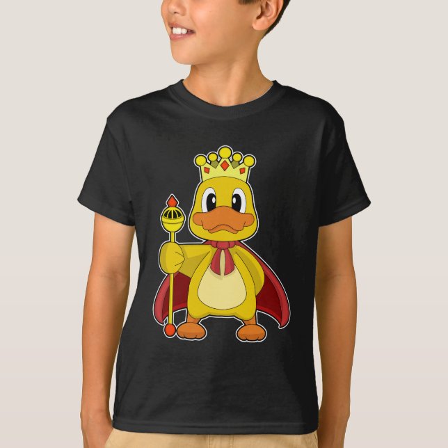 T-shirt Duck King Crown (Devant)
