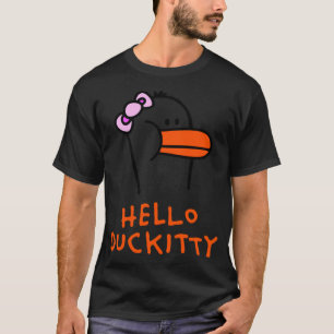 T-shirt Duck Kitty décor intérieur labrador imprimé