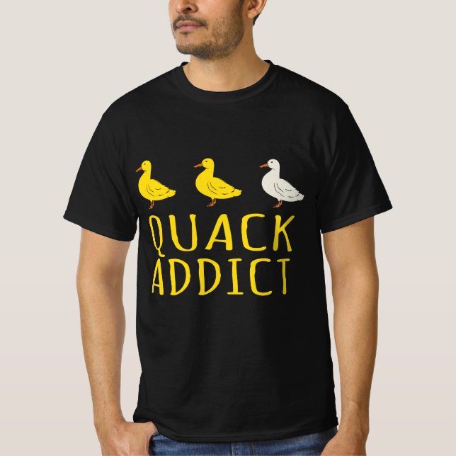 T-shirt Duck Lover - Addict Quack (Devant)