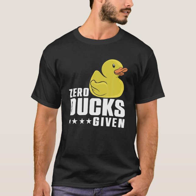 T-shirt Duck Lover Funny Duck Zero Ducks Donné Enfants (Devant)