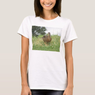 T-shirt Duck Mallard Femme mignonne Nature Photo