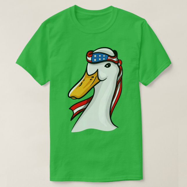 T-shirt Duck Patriotic USA (Design devant)