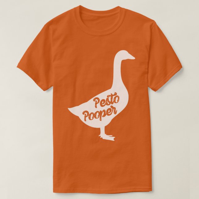T-shirt Duck Pesto Pooper (Design devant)