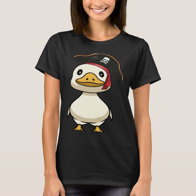 T-shirt Duck Pirate Farmer Duck Day Wild Duck  1 (Devant)