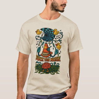 T-shirt Duck the Noise – Surreal Chaoscore Canard Art