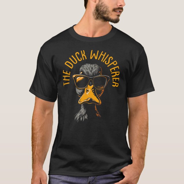 T-shirt Duck Whisperer Funny Waterfowl Hunting Mallard Duc (Devant)