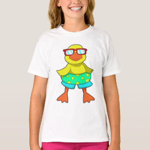 T-shirt Duck with Swim ring & Sung