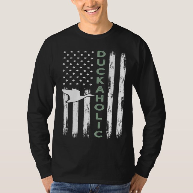 T-shirt Duckaholic  Ideas for a Duck Hunter and Bird (Devant)