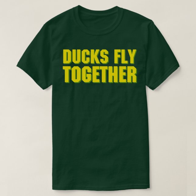 T-SHIRT DUCKS FLY TOGETHER  (Design devant)