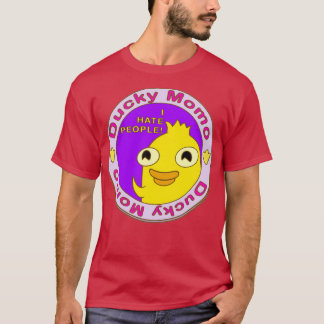 T-shirt Ducky Momo Je déteste les gens