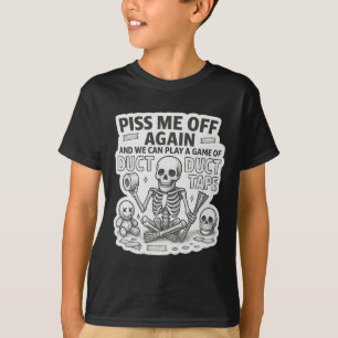 T-shirt Duct Duct Bande Squelette drôle Sarcastique Hallow