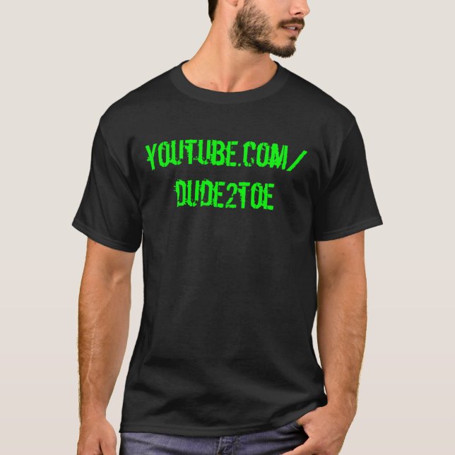 T-shirt dude2toe (Devant)