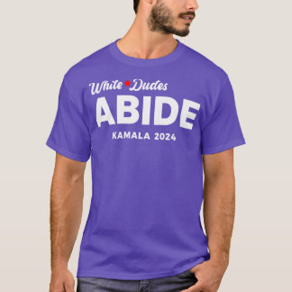 T-shirt Dudes blancs pour Abide Kamala 2024