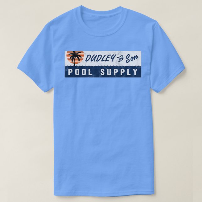 T-shirt Dudley amp Son Pool d'approvisionnement Vintage (Design devant)