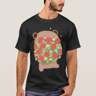 T-shirt Dudu Donne Des Fleurs De Bubu Pour La Saint Valent