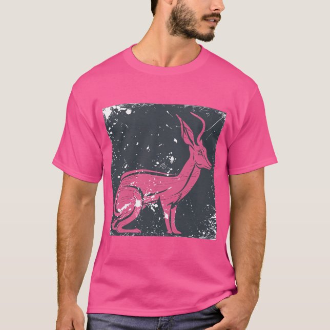 T-shirt duiker stylisé (Devant)