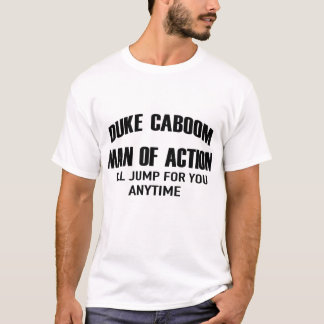 T-shirt duke caboom man of action, je saute pour vous 