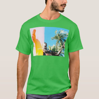 T-shirt Duke Kahanamoku Statue Waikiki légère fuite