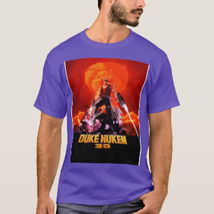 T-shirt Duke Nukem 3D retro impression de jeu Haute Contra
