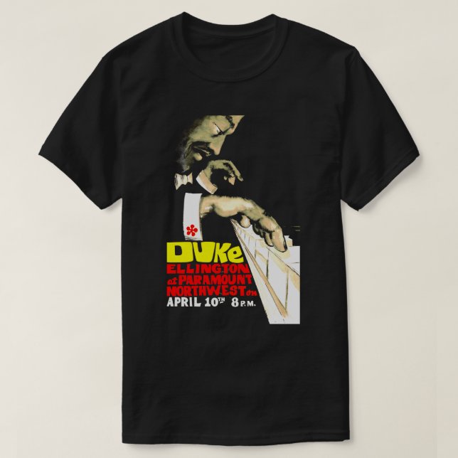 T-shirt Duke Vintage Concert Ellington (Design devant)