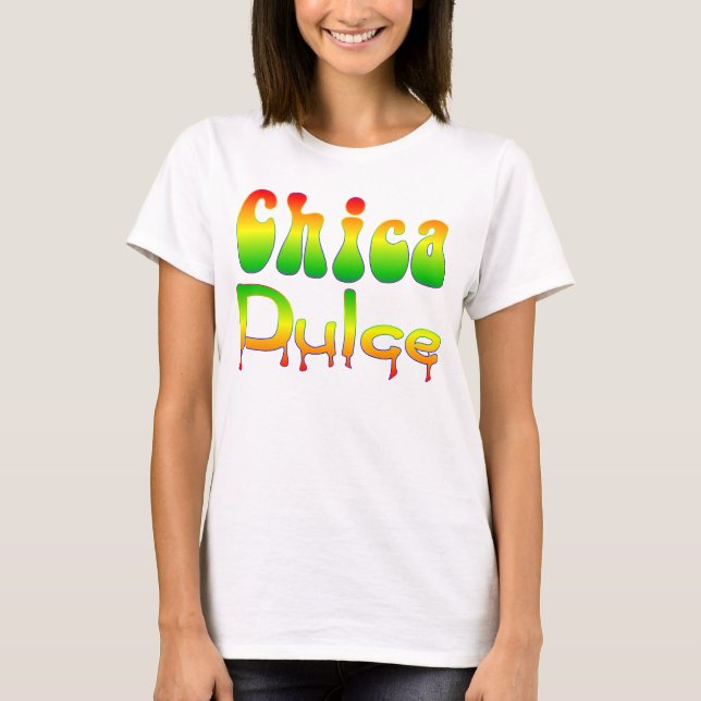 T-shirt dulce de chica (Devant)