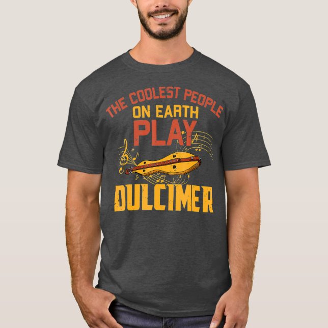 T-shirt Dulcimer Music Lover Mountain Dulcimer Player (Devant)