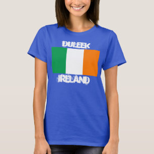 T-shirt Duleek, Irlande, drapeau irlandais