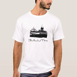 T-shirt Duluth, bateau, le lac Supérieur