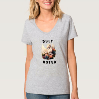 T-shirt Duly Noted Dragon Tee - Texte noir