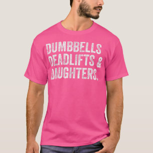 T-shirt Dumbbells Deadlifts Filles Funny Gym Workout Fa