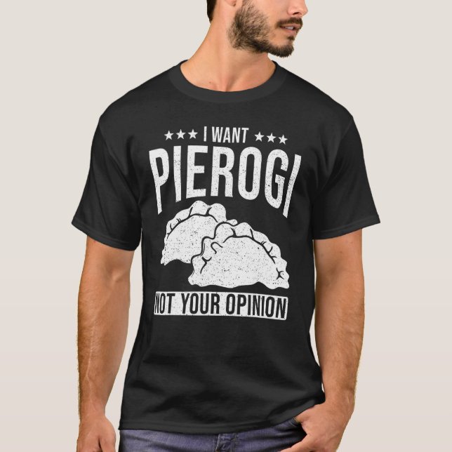 T-shirt Dumbling Food Designs  Pierogi (Devant)