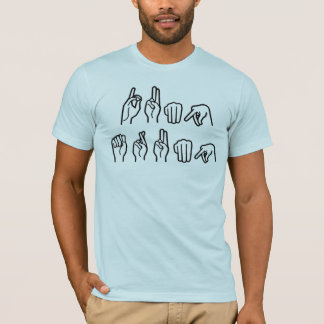 T-SHIRT DUMP TRUMP (LANGUE DU SIGNE)