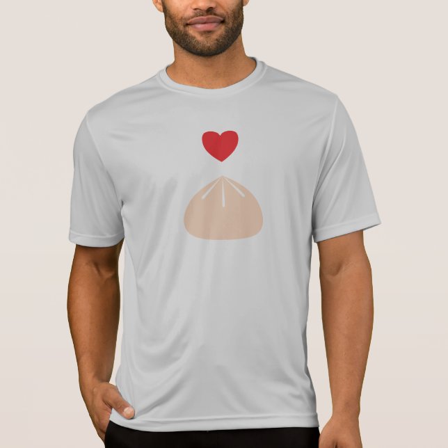 T-shirt Dumpling Love Sport-Tek (Devant)