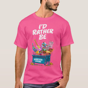 T-shirt Dumpster Diving Petit Noir