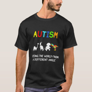 T-shirt D'Un Autre Angle Autisme Autisme Voir L'Autisme