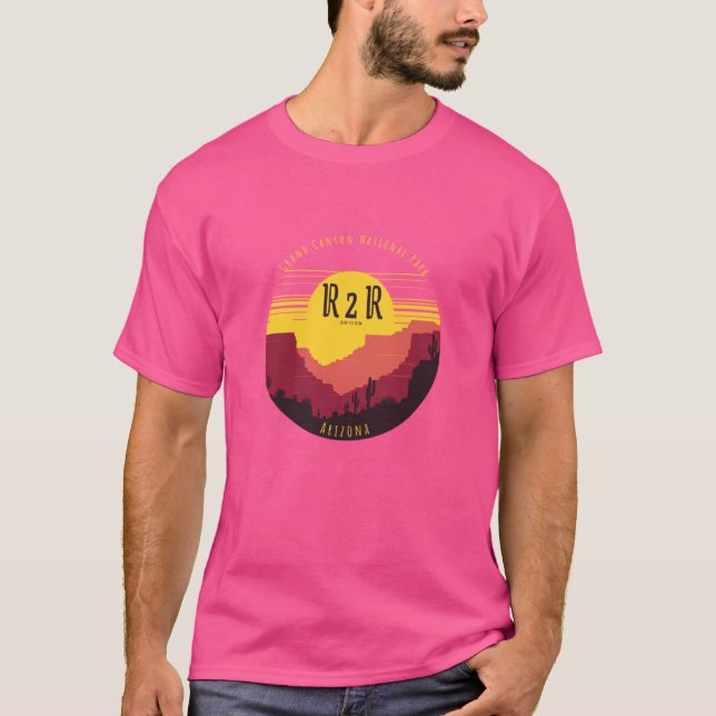 T-shirt D'un bord à l'autre de l'Arizona (Devant)