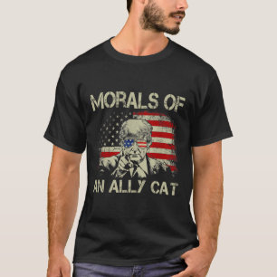 T-shirt D'Un Chat Allié Drôle Trump 2024