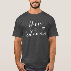 T-shirt Dùn Èideann Drapeau Coeur, Édimbourg