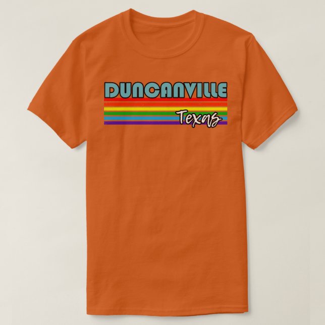 T-shirt Duncanville Texas Pride Duncanville LGBT Cadeau LG (Design devant)