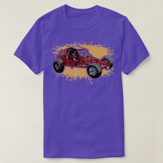 T-shirt Dune Buggy Off Road Sand Rail 4x4 (Design devant)