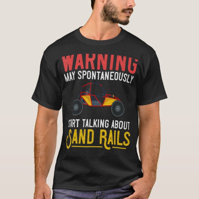T-shirt Dune Buggy Sand Rail Car Racing Beach Desert Rc Dr (Devant)