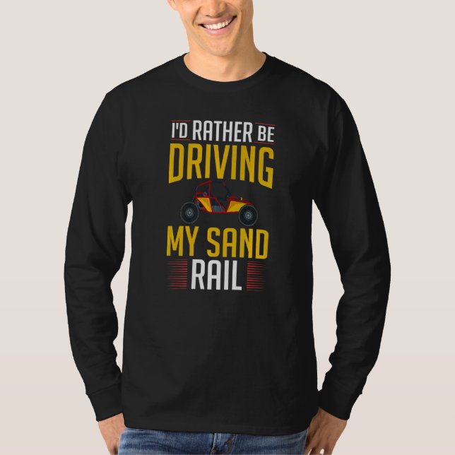 T-shirt Dune Buggy Sand Rail Car Racing Beach Desert Rc Dr (Devant)