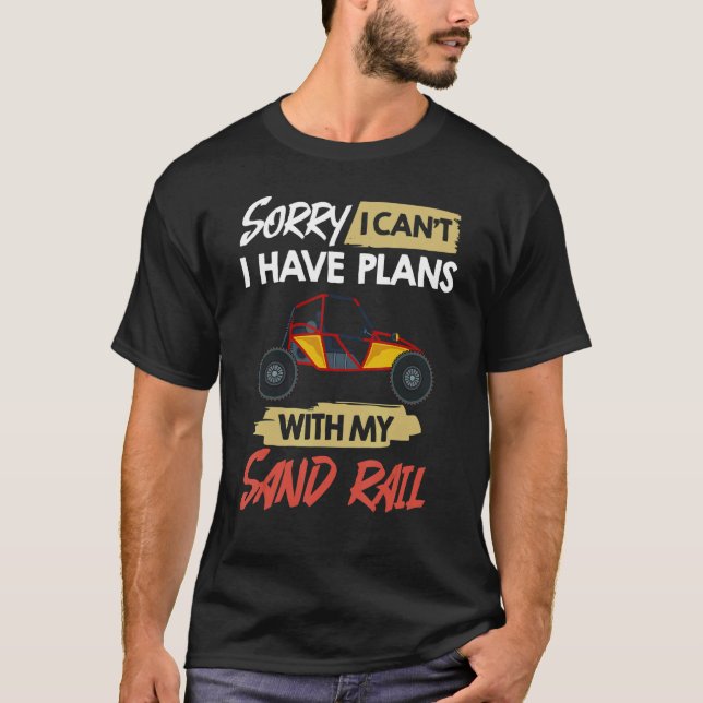 T-shirt Dune Buggy Sand Rail Car Racing Beach Desert Rc Dr (Devant)