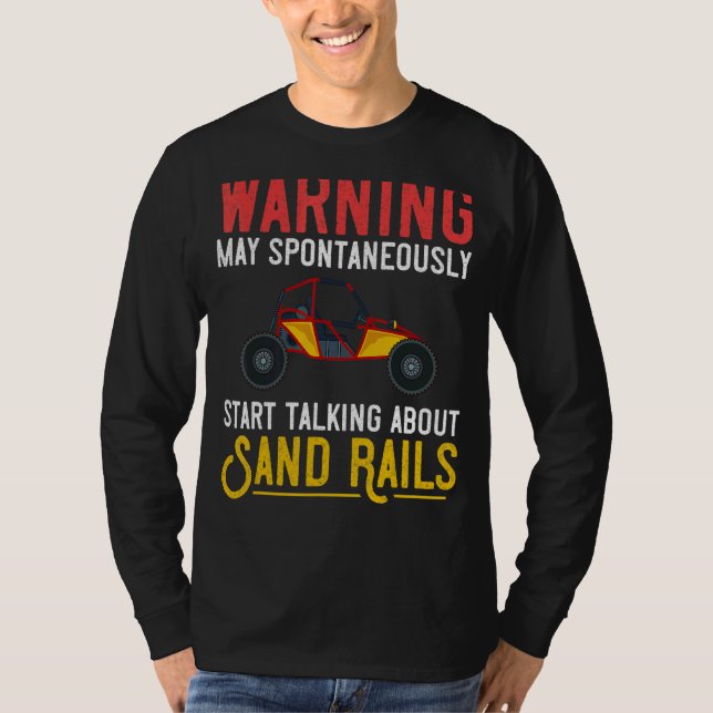 T-shirt Dune Buggy Sand Rail Car Racing Beach Desert Rc Dr (Devant)