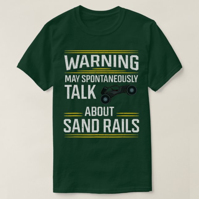 T-shirt Dune Buggy Sand Rail Car Racing Beach Desert Rc Dr (Design devant)