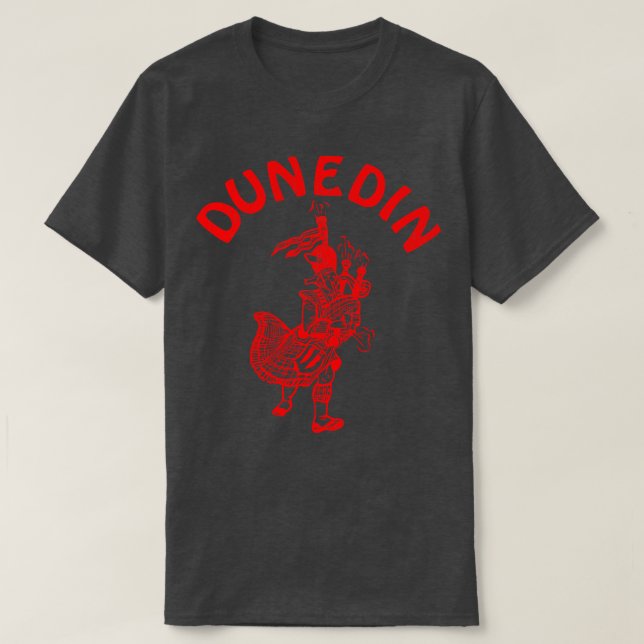 T-shirt Dunedin Nouvelle-Zélande Retro Souvenir touristiqu (Design devant)