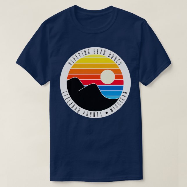 T-shirt Dunes de l'ours couché 2 (Design devant)