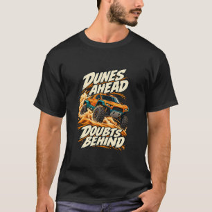 T-shirt Dunes de raid désertique devant, doutes derrière