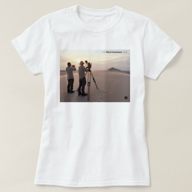 T-shirt Dunes de sable d'Athabasca (Design devant)